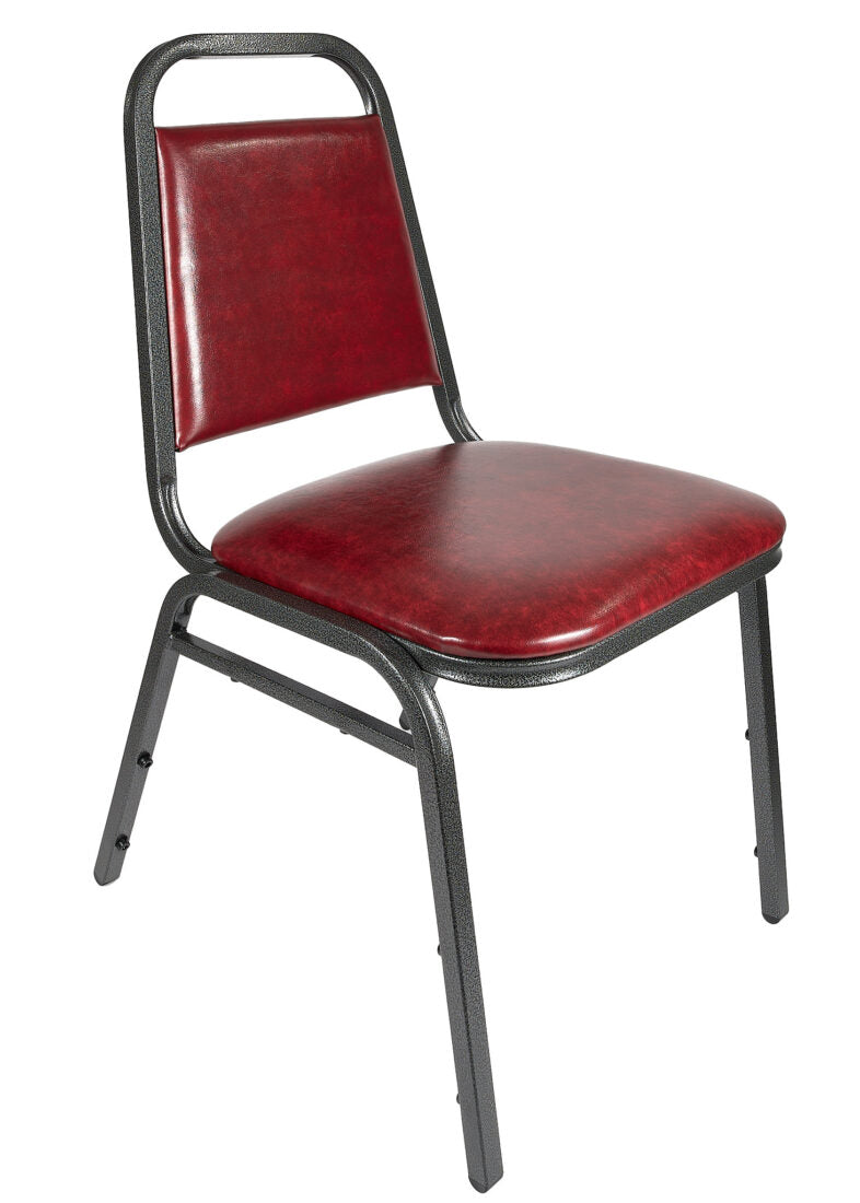 Red Vinyl Banquet Chair