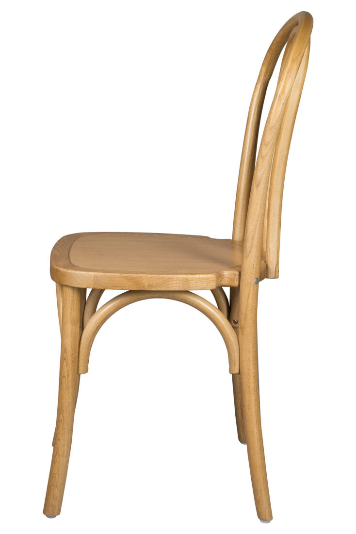 Bentwood Wood Natural Restaurant Chair with Standard Square Seat CBWN-ZG-T