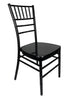 Black Aluminum Chiavari Chair 45 CCAB-AX-T