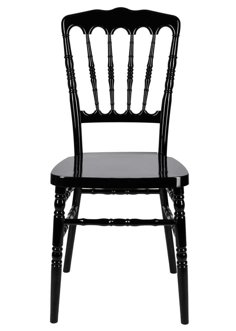 Black Steel Skeleton Napoleon Chair CNRB-STEEL-CX-T