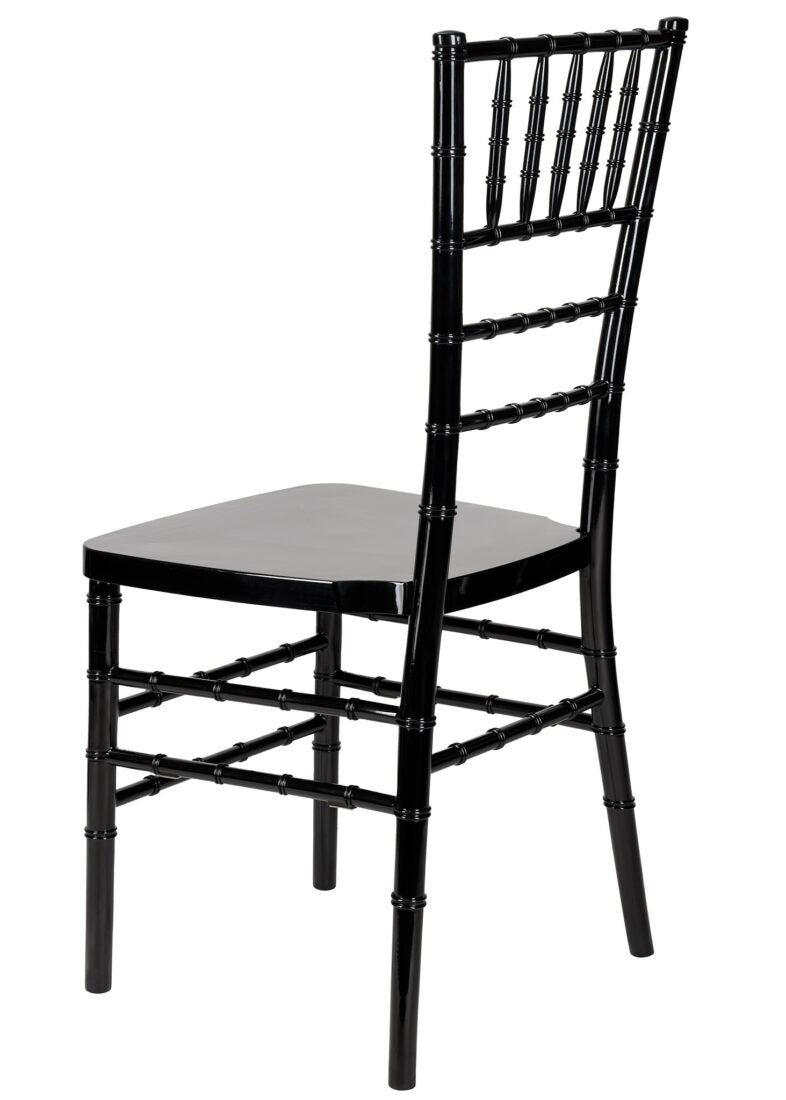 Black Resin Steel Skeleton™ Chiavari Chair