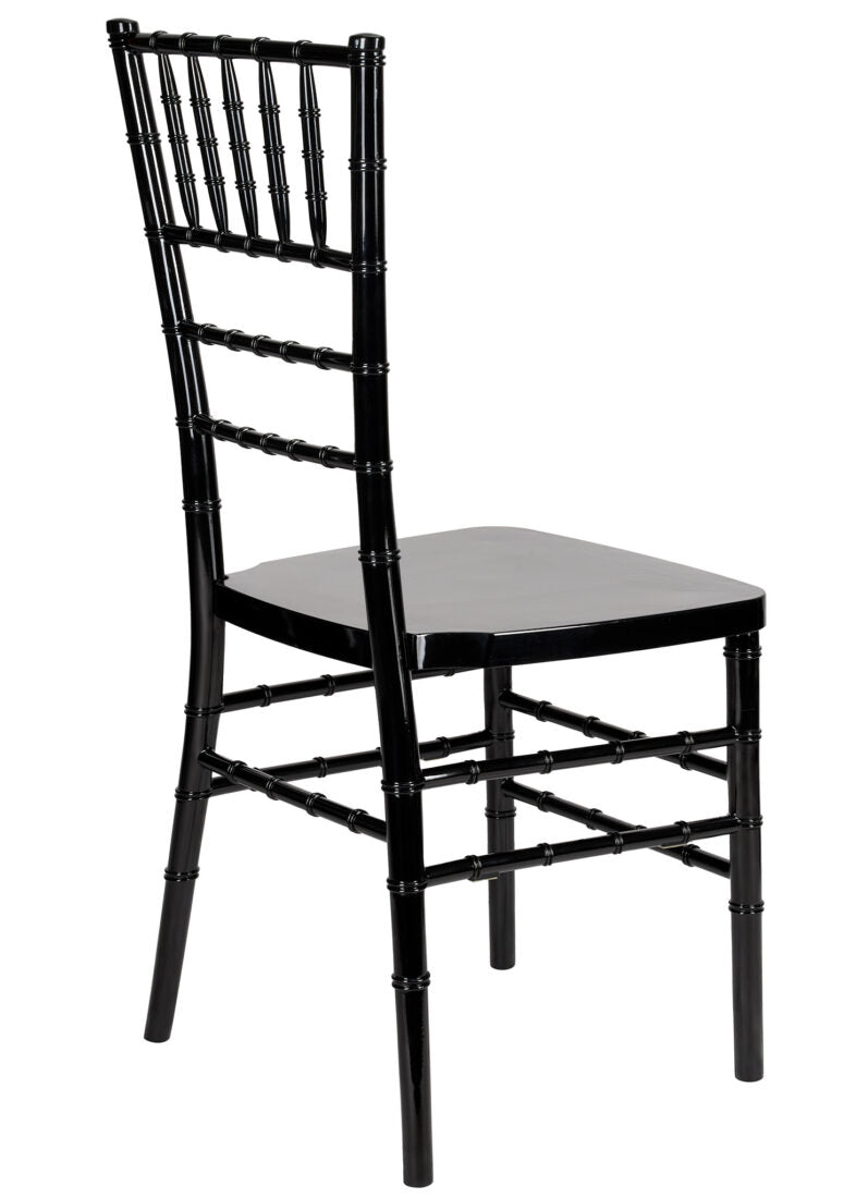 Black Resin Steel Skeleton™ Chiavari Chair