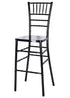 Black Resin Steel Skeleton™ Chiavari Barstool