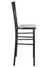 Black Resin Steel Skeleton™ Chiavari Barstool