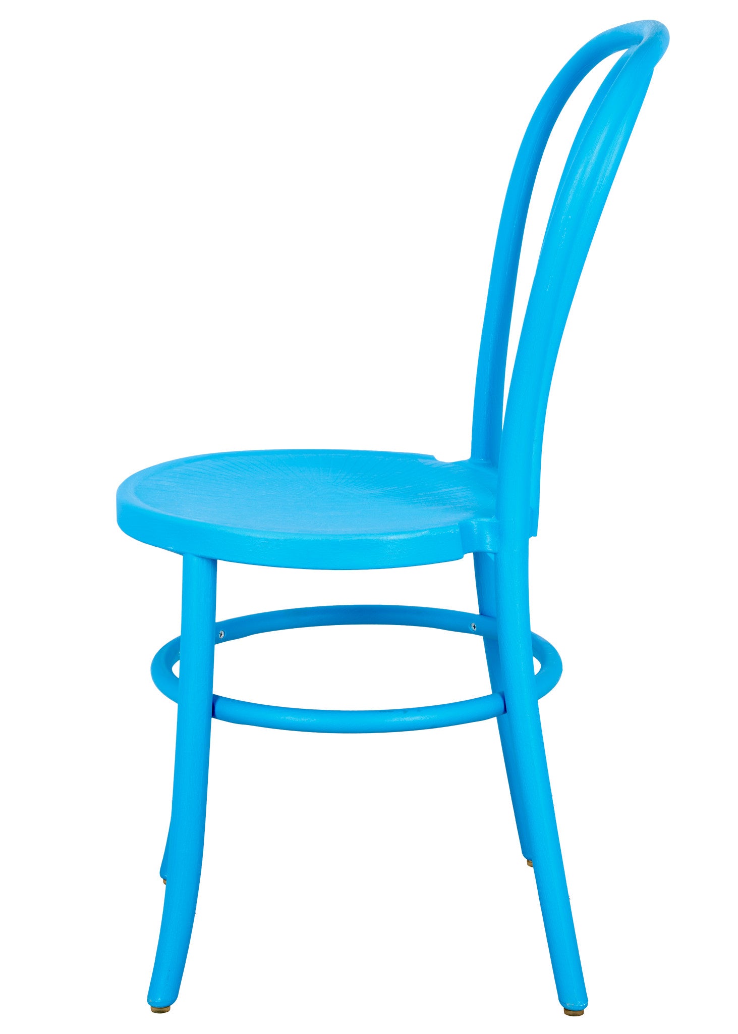 Sky Blue Resin Bentwood Festive Chair