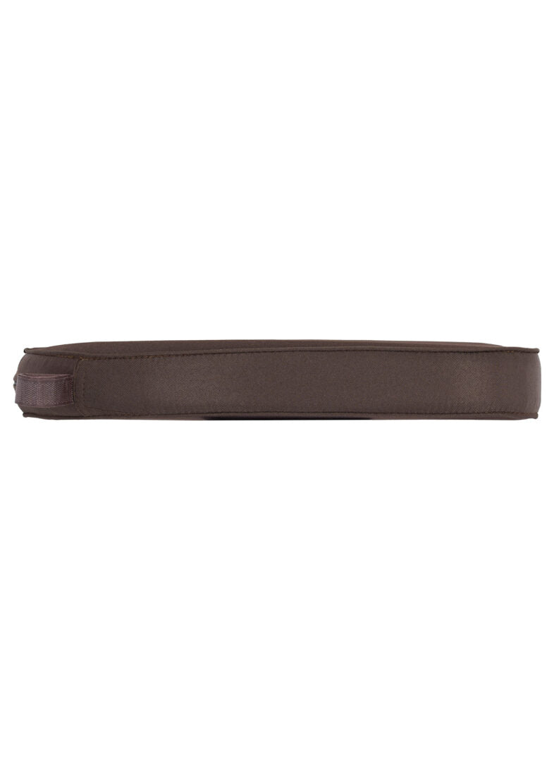 Brown Velcro Strap 2” Thick Cushion for Standard Cross Back Style Seat