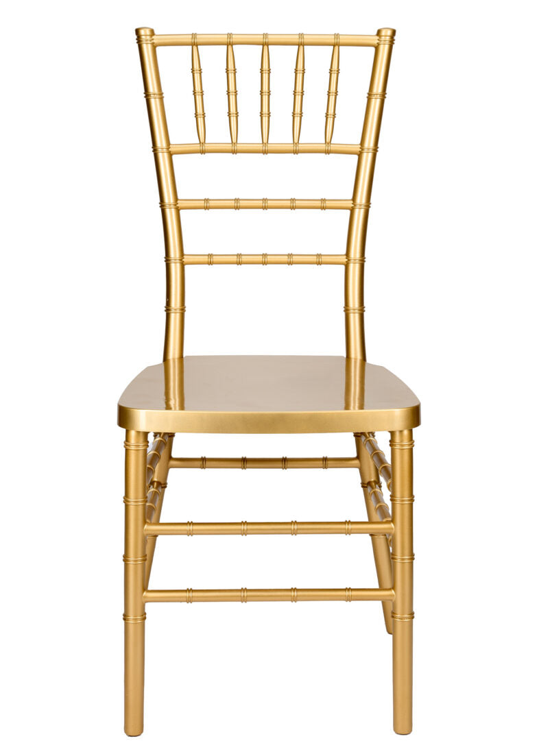 Gold Bullion Resin Steel Skeleton™ Chiavari Chair