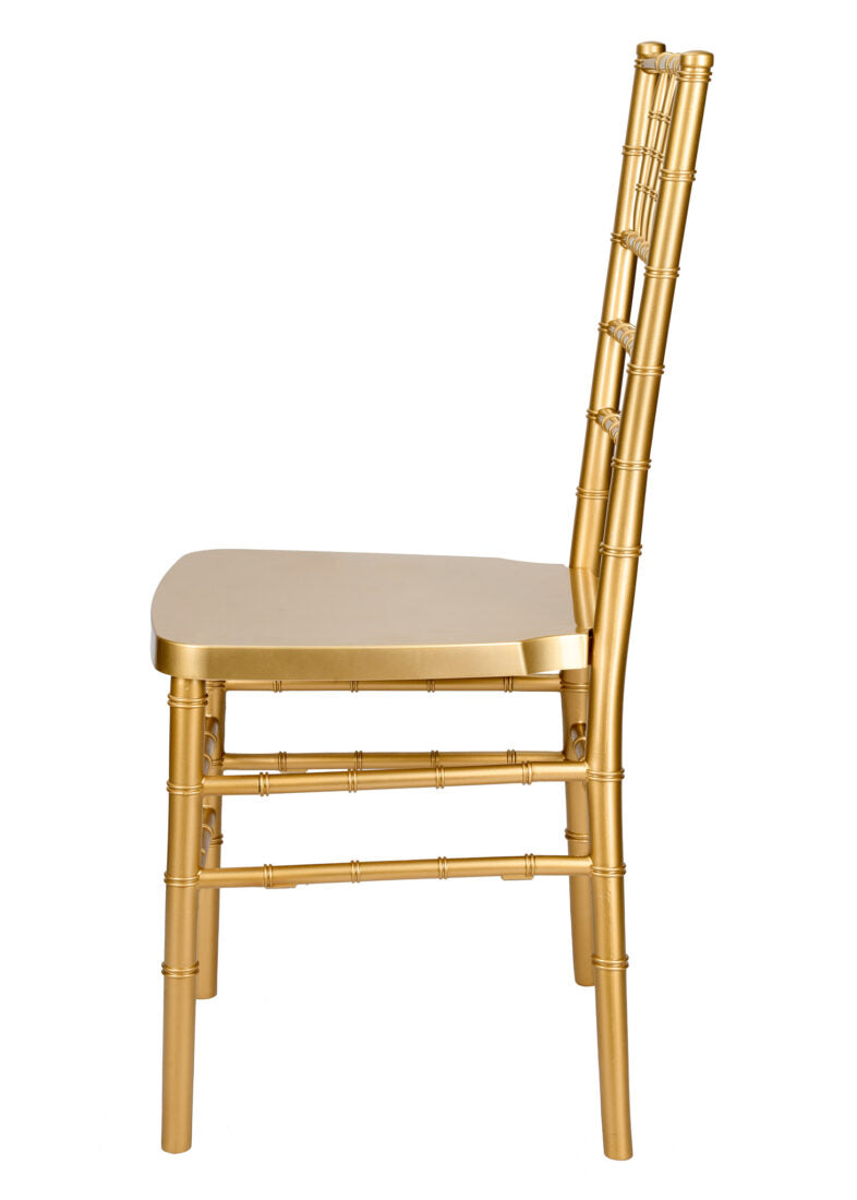 Gold Bullion Resin Steel Skeleton™ Chiavari Chair