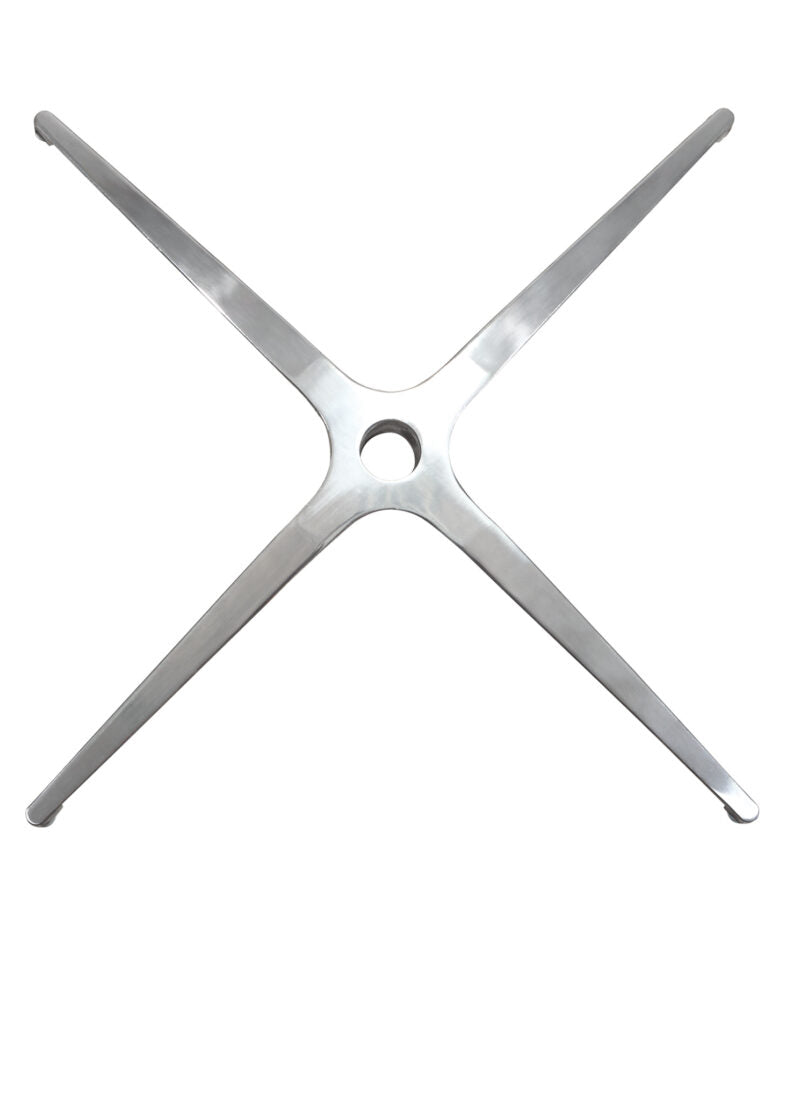 32″ Round Stainless Steel Bar Height Cocktail Table