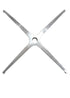 32″ Round Stainless Steel Bar Height Cocktail Table