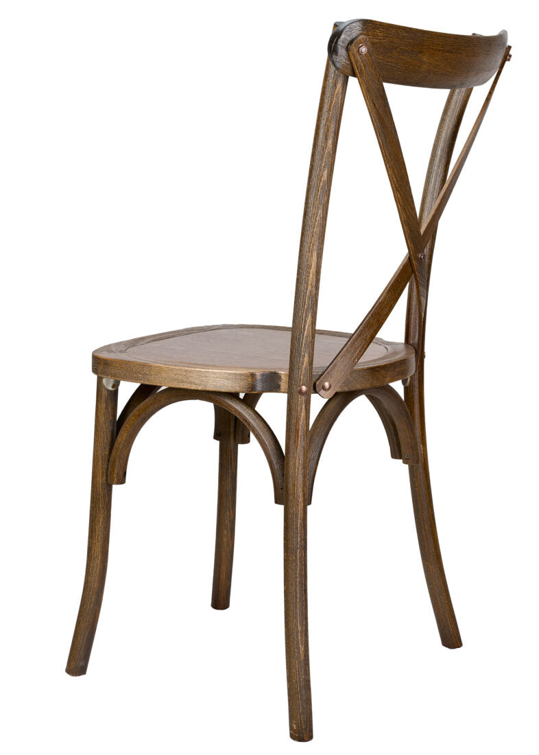 Fruitwood ToughWood Cross Back Chair by Chivari CXWF-AX-T