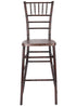 Fruitwood with Brushed Wood Resin Steel Skeleton™ Chiavari Barstool