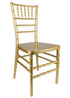 Gold ToughResin Monoframe Unassembled Chiavari Chair (Per Chair Price Shown – Sold only in Quantities of 4)