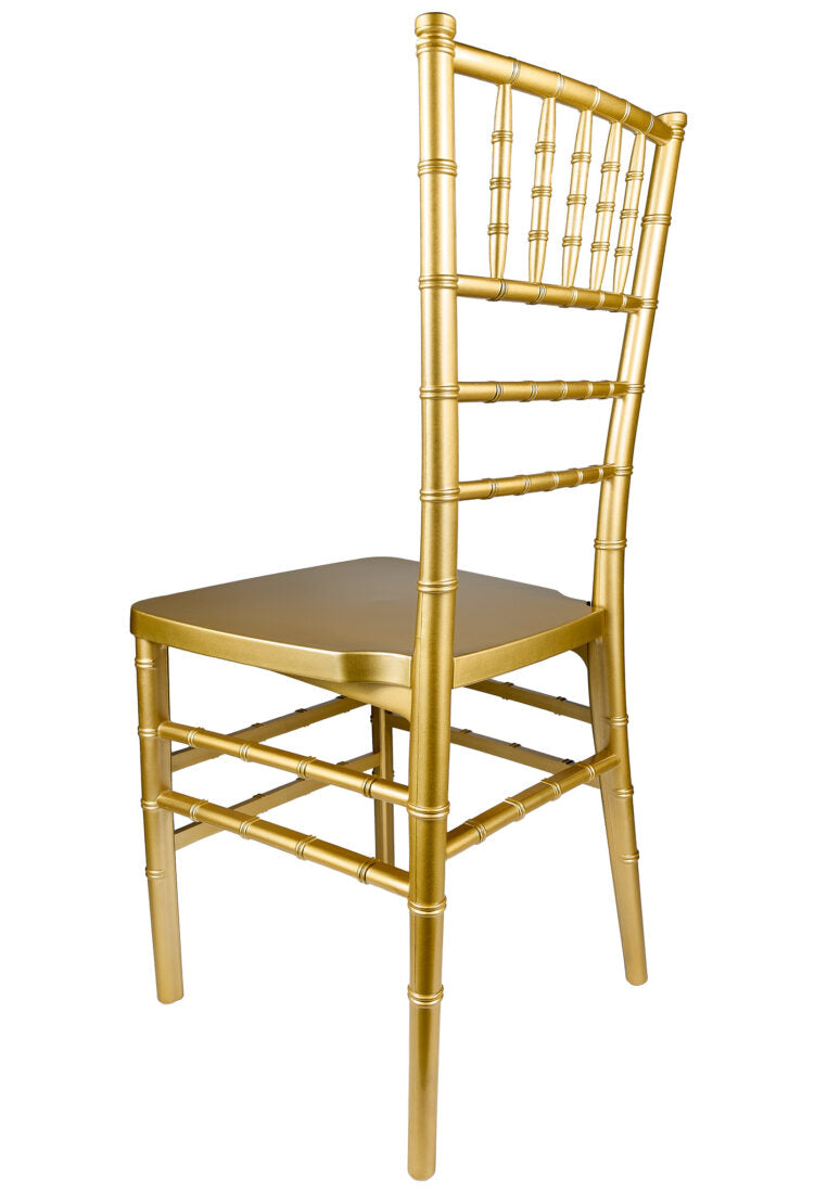 Gold ToughResin Chiavari Chair CCRG-MONO-AX-T