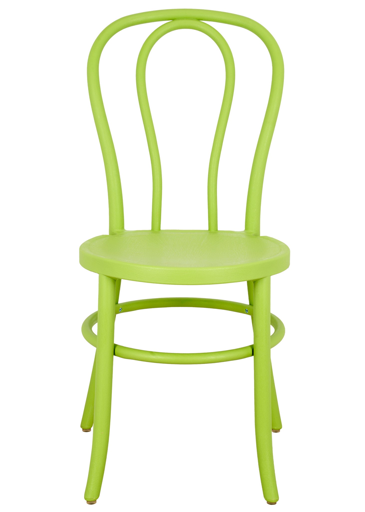 Lime Green Resin Bentwood Festive Chair