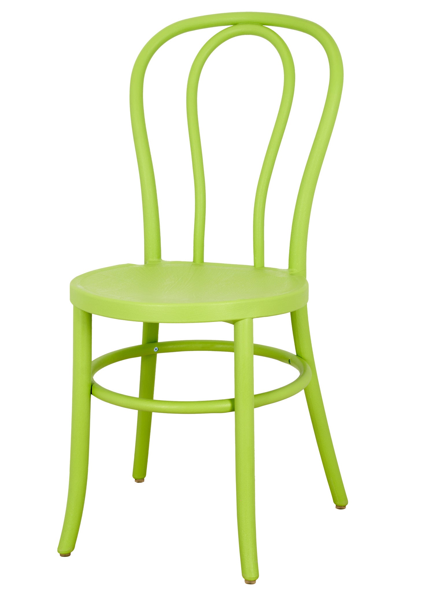 Lime Green Resin Bentwood Festive Chair