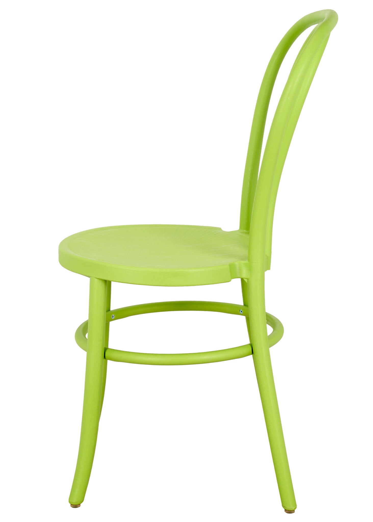 Lime Green Resin Bentwood Festive Chair