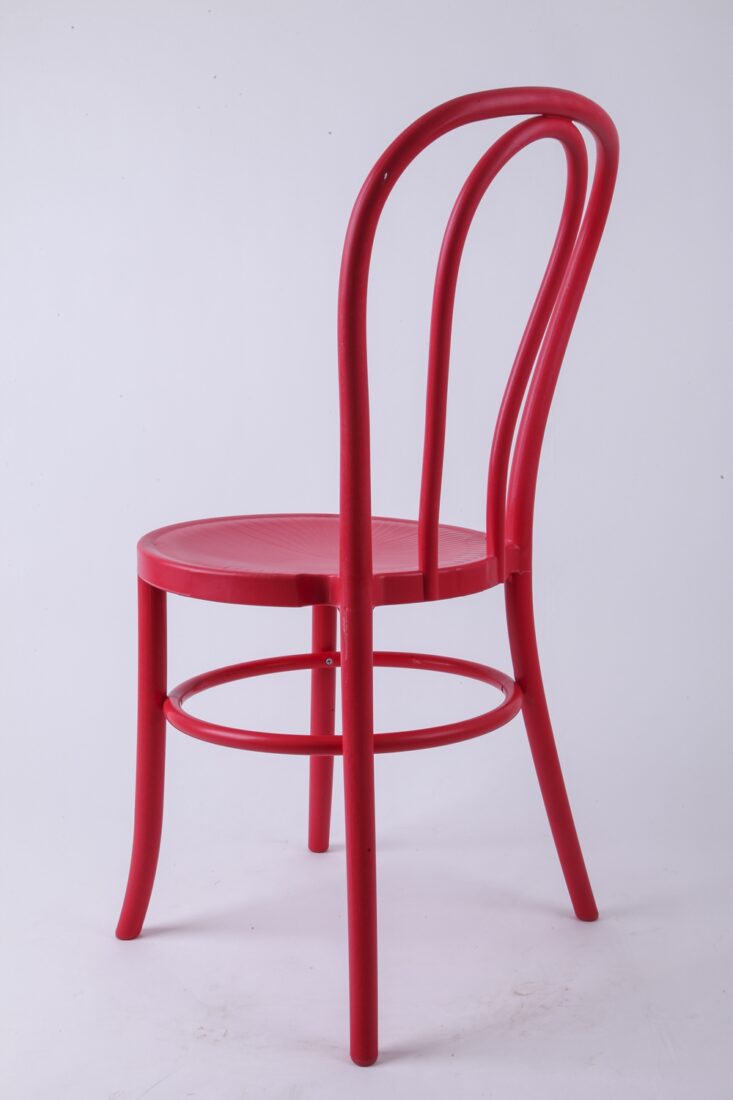 Bentwood Festive Chair Series Resin Red CBFRR-ZG-T