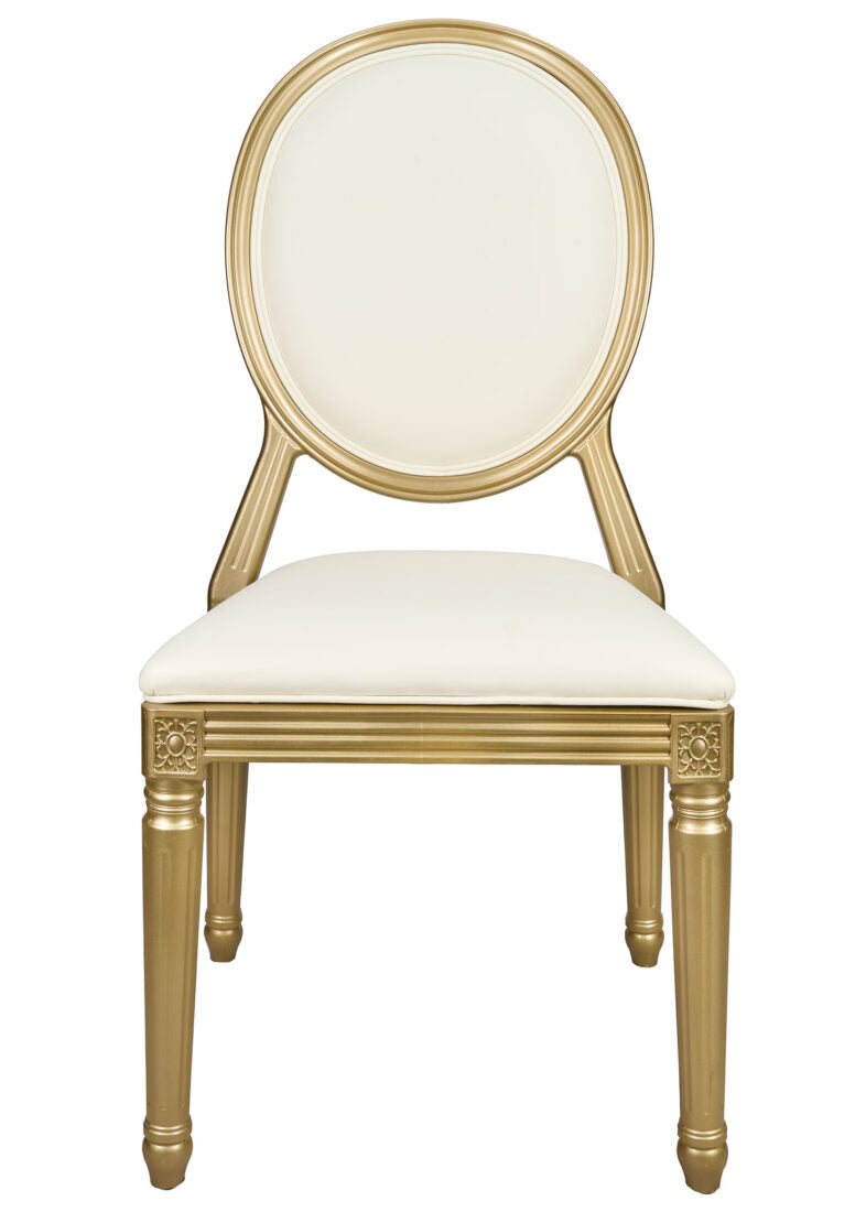 Gold Resin Louis Pop Chair CLPRSGII-ZG-T