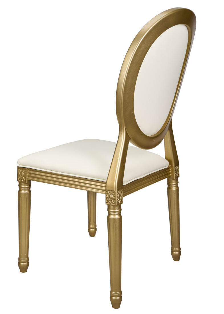 Gold Resin Louis Pop Chair CLPRSGII-ZG-T