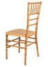 Natural with Brushed Wood Look Resin Steel Skeleton™ Chiavari Chair