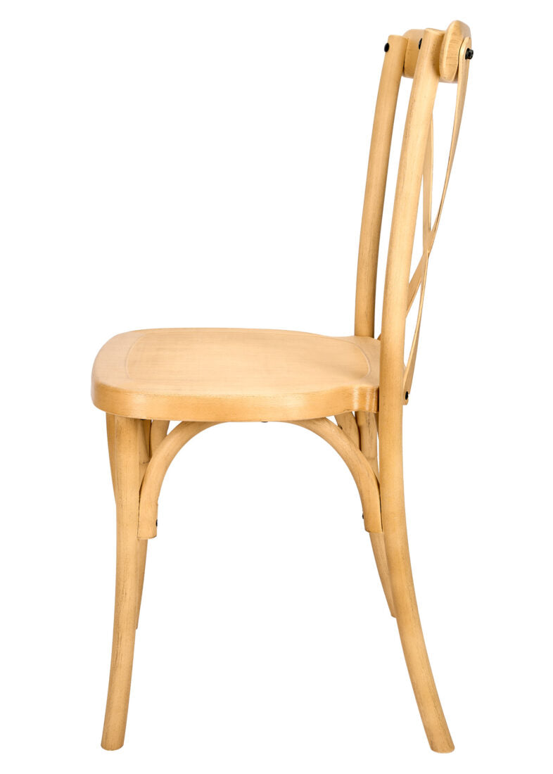 Natural ToughWood Cross Back Chair CXWN-AX-T