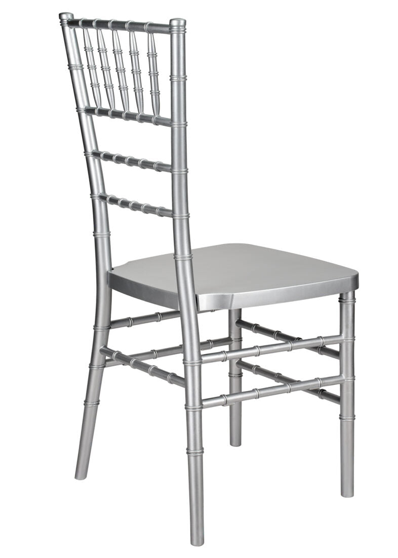 Silver Resin Steel Skeleton™ Chiavari Chair