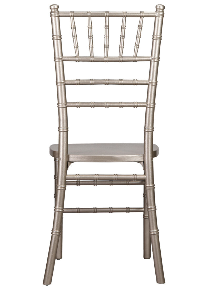 Sparkling Silver Glitter Champagne ToughWood Chiavari Chair CCWCHSSP-AX-T