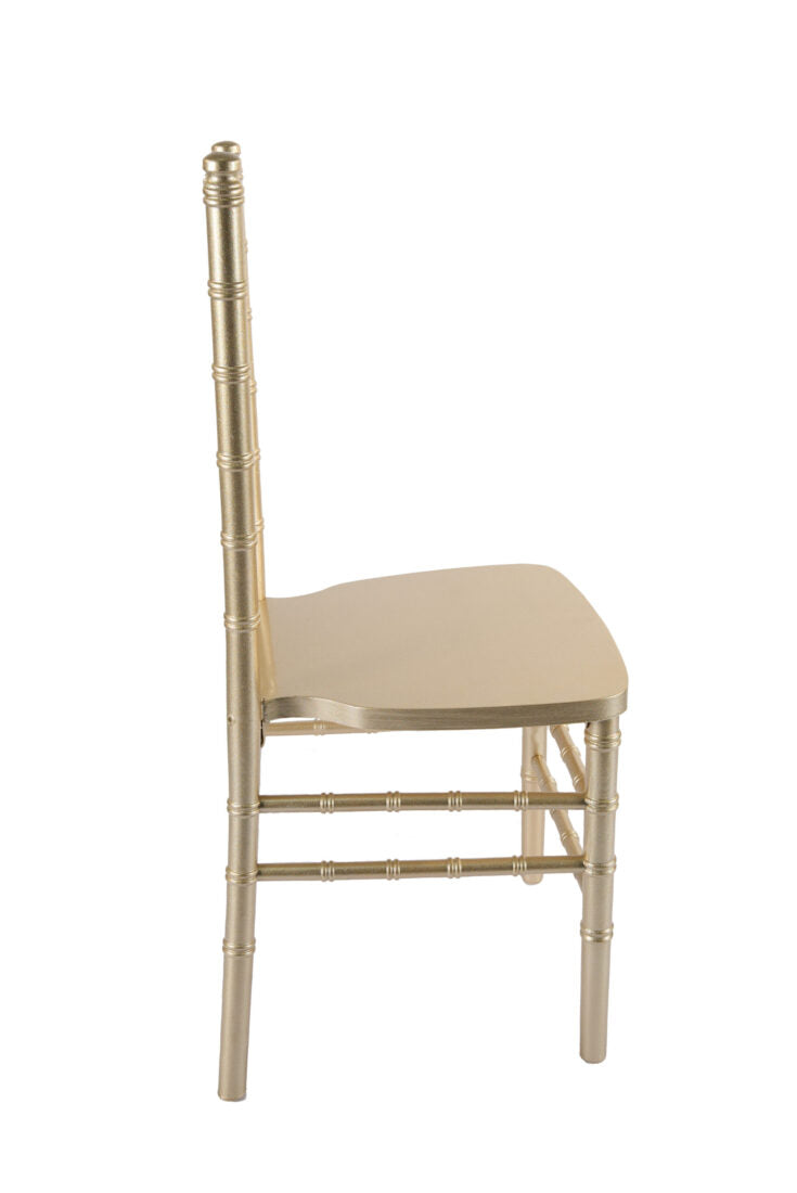 Sparkling Glitter Gold Champagne ToughWood Chiavari Chair Back Right CCWCHGSP-AX-T