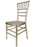 Sparkling Glitter Gold Champagne Resin Steel Skeleton Chiavari Chair by Chivari Left CCRCHGSP-STEEL-AX-T