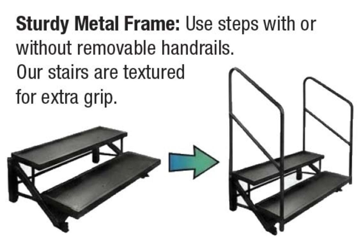 standup portable stage steps
