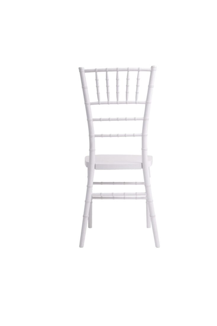 White ToughWood Chiavari Back CCWW-ZG-T