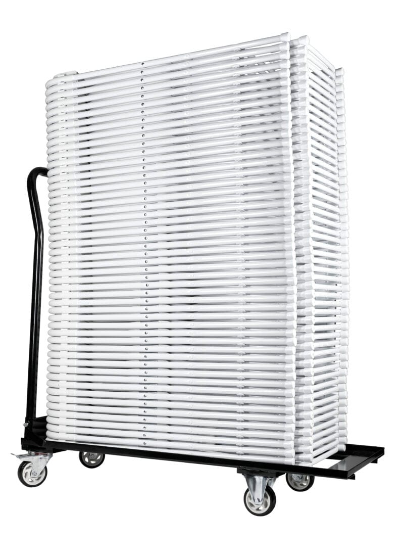 Chivari White SuperResin™ Folding Chair CFRW-AX-T