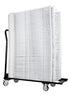 Chivari White SuperResin™ Folding Chair CFRW-AX-T