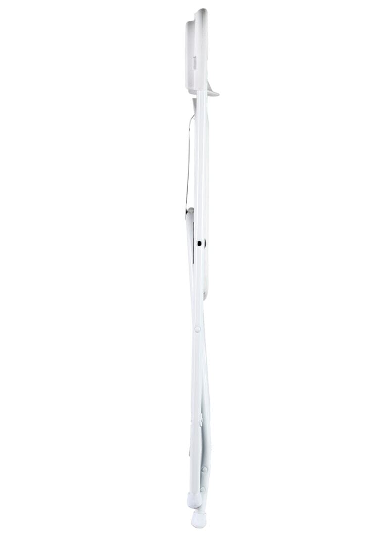 Chivari White SuperResin™ Folding Chair CFRW-AX-T