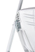 Chivari White SuperResin™ Folding Chair CFRW-AX-T