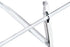 Chivari White SuperResin™ Folding Chair CFRW-AX-T
