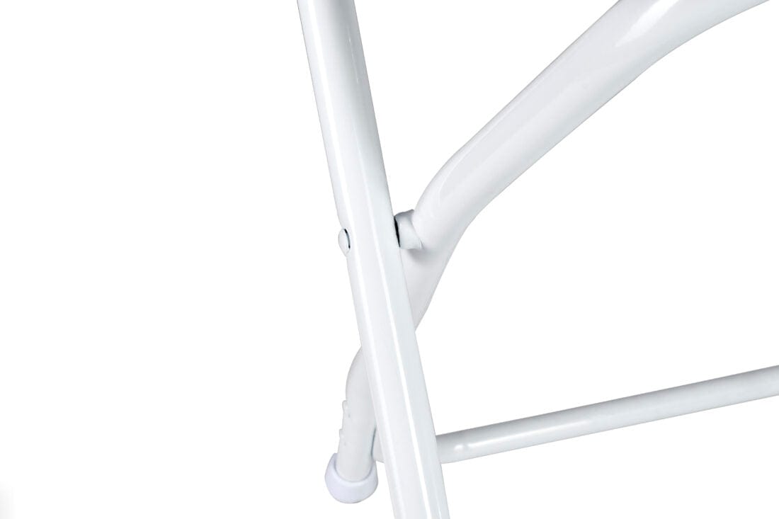 Chivari White SuperResin™ Folding Chair CFRW-AX-T