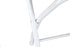 Chivari White SuperResin™ Folding Chair CFRW-AX-T