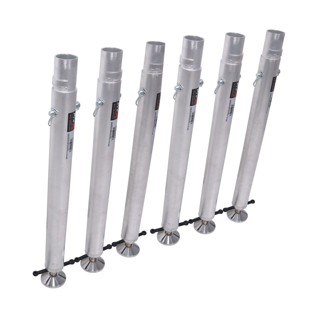 ProX XSQ-2848X6 MK2 Set of Six StageQ Platform Telescoping Legs 28 to 48 inch Height Adjustable Legs Only