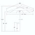 California Umbrellas Sunflower Yellow 9' Patio Umbrella Bronze Pole, Sunbrella Canopy CAL-ALTO908117-5457