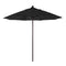 California Umbrellas Black 9' Patio Umbrella Bronze Pole, Sunbrella Canopy CAL-ALTO908117-5408