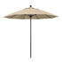 California Umbrellas Antique Beige 9' Patio Umbrella Bronze Pole, Sunbrella Canopy CAL-ALTO908117-5422