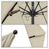 California Umbrellas Antique Beige 9' Patio Umbrella Bronze Pole, Sunbrella Canopy CAL-ALTO908117-5422