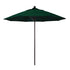California Umbrellas Forest Green 9' Patio Umbrella Bronze Pole, Sunbrella Canopy CAL-ALTO908117-5446