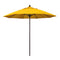 California Umbrellas Sunflower Yellow 9' Patio Umbrella Bronze Pole, Sunbrella Canopy CAL-ALTO908117-5457