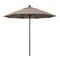 California Umbrellas Taupe 9' Patio Umbrella Bronze Pole, Sunbrella Canopy CAL-ALTO908117-5461