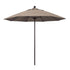California Umbrellas Taupe 9' Patio Umbrella Bronze Pole, Sunbrella Canopy CAL-ALTO908117-5461