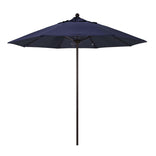 Navy Blue 9' Patio Umbrella Bronze Pole, Olefin Canopy