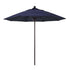 California Umbrellas Navy Blue 9' Patio Umbrella Bronze Pole, Olefin Canopy CAL-ALTO908117-F09